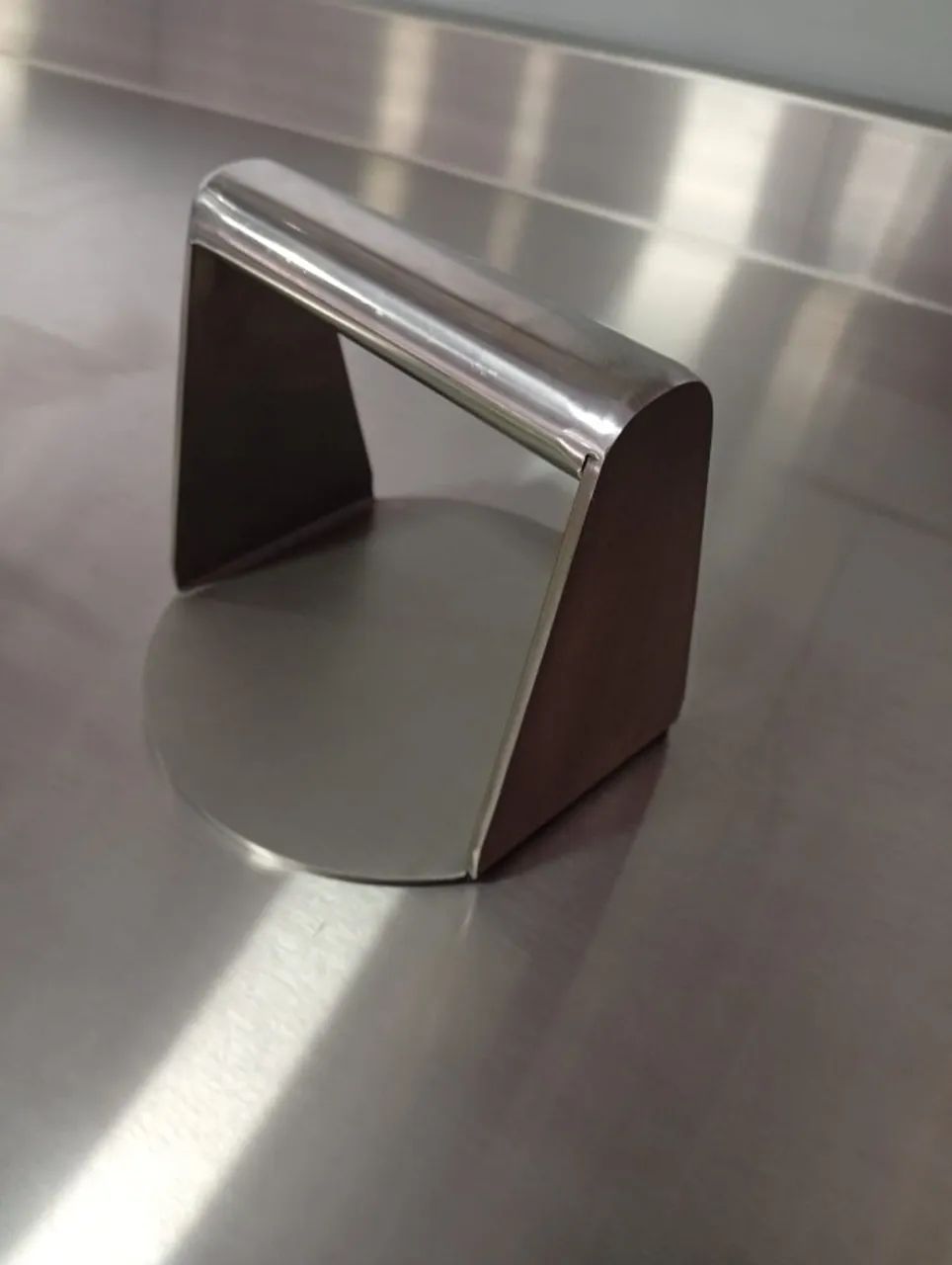 Prensa de hambúrguer em aço inox - Foto 3