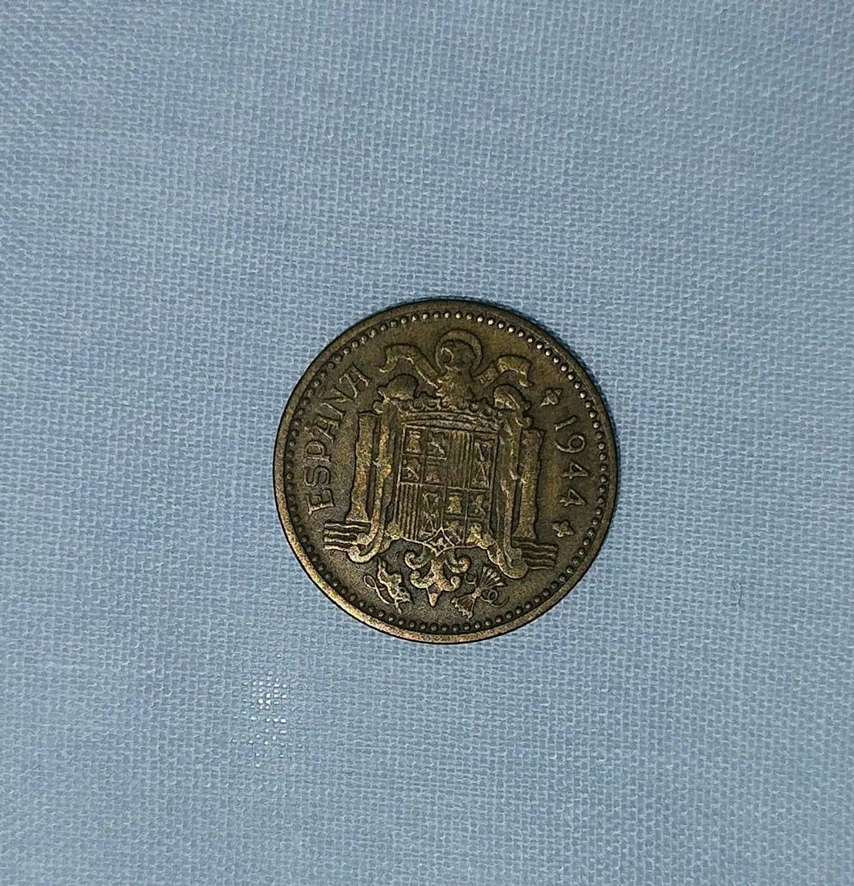 Moeda de 1 PESETA espanhola. - Foto 2