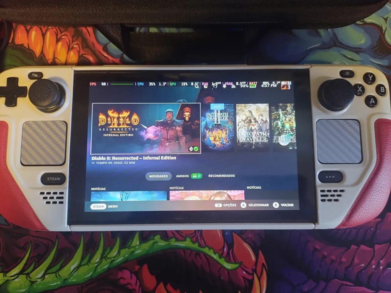 Steam Deck LCD 256GB - Consoles de Vídeo Game - São Pelegrino