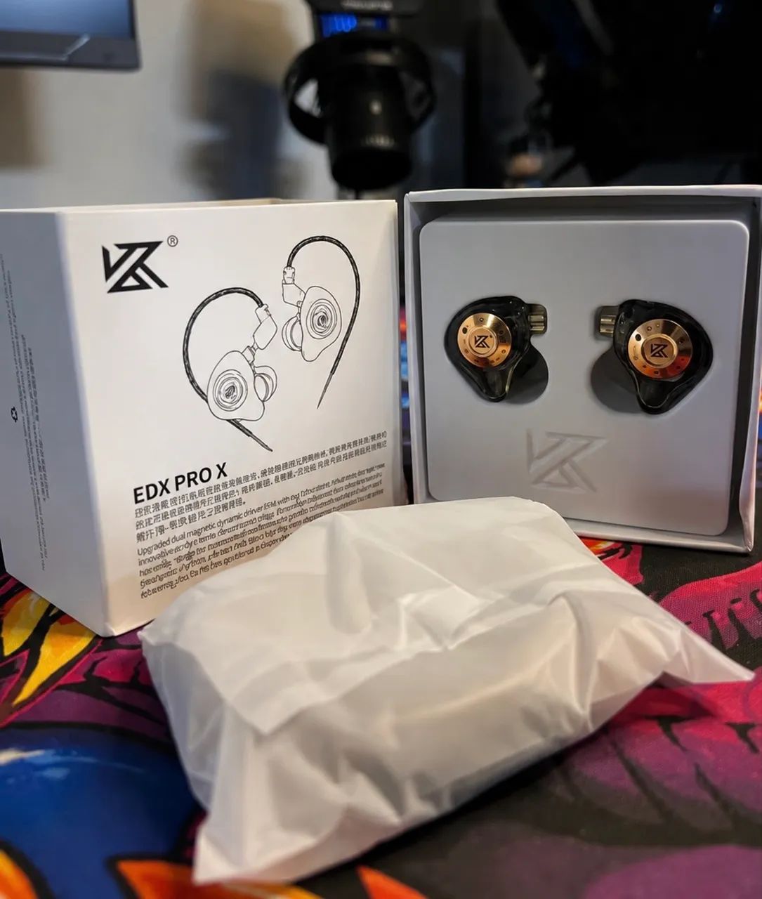 Fone intra-auricular Kz EDX PRO X sem microfone Lacrado!