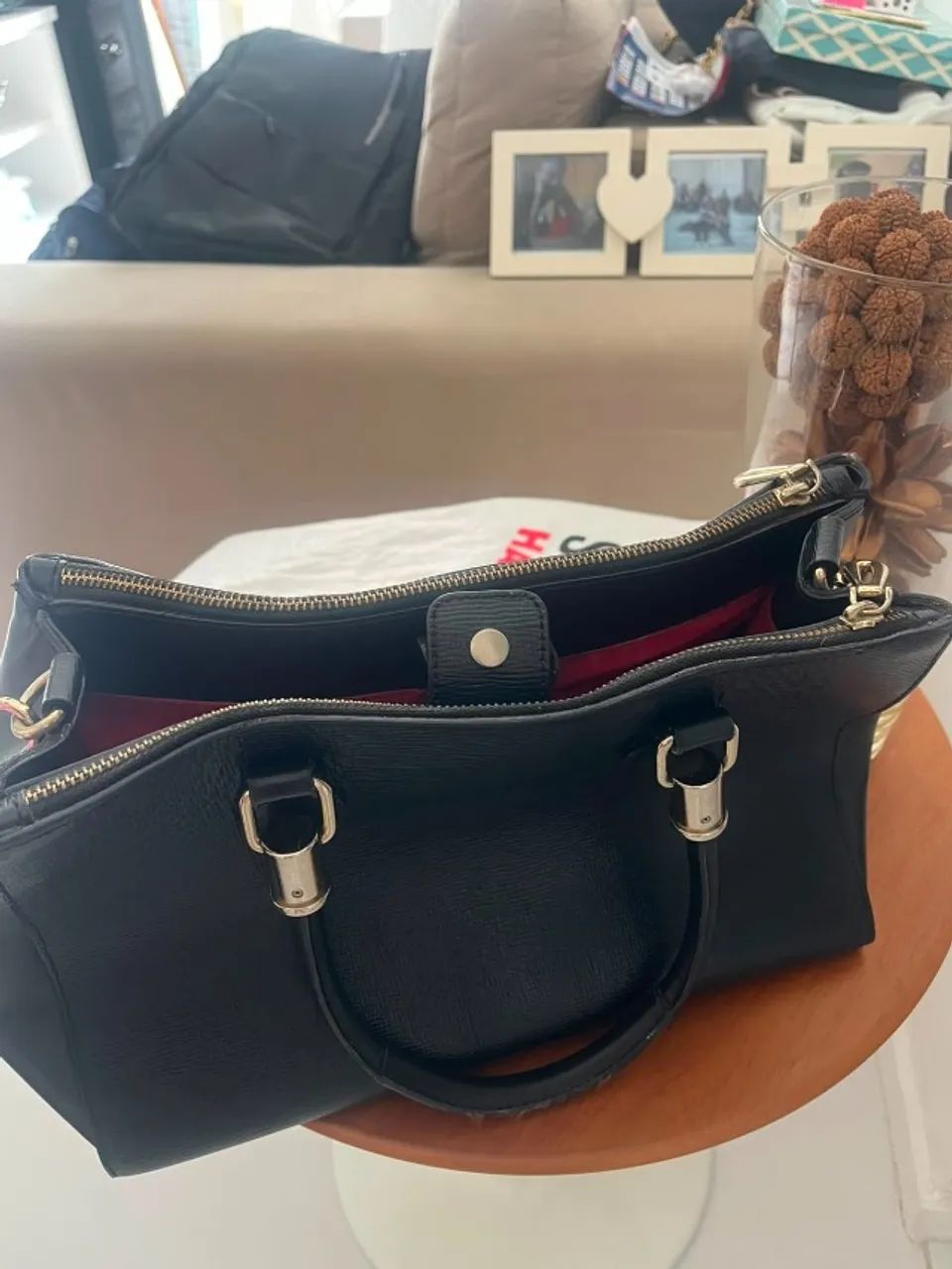 Bolsa Schutz Lorena Grande Couro Legítimo - Foto 3