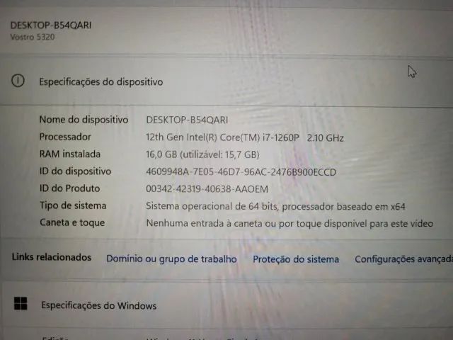 Dell Vostro 5320 (Impecável, único dono) - Foto 5