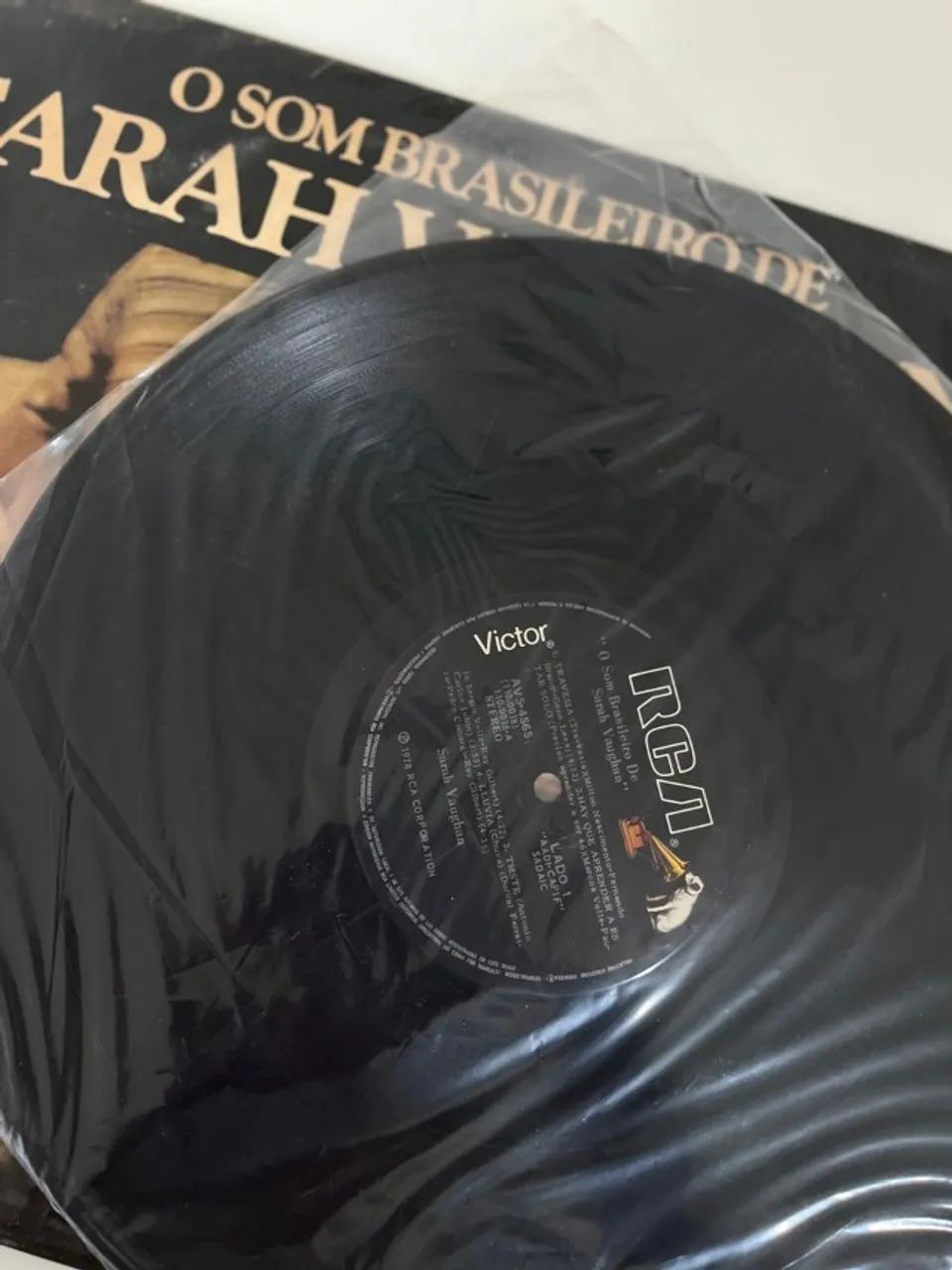 Vinil - O Som Brasileiro de Sarah Vaughan  - Foto 3