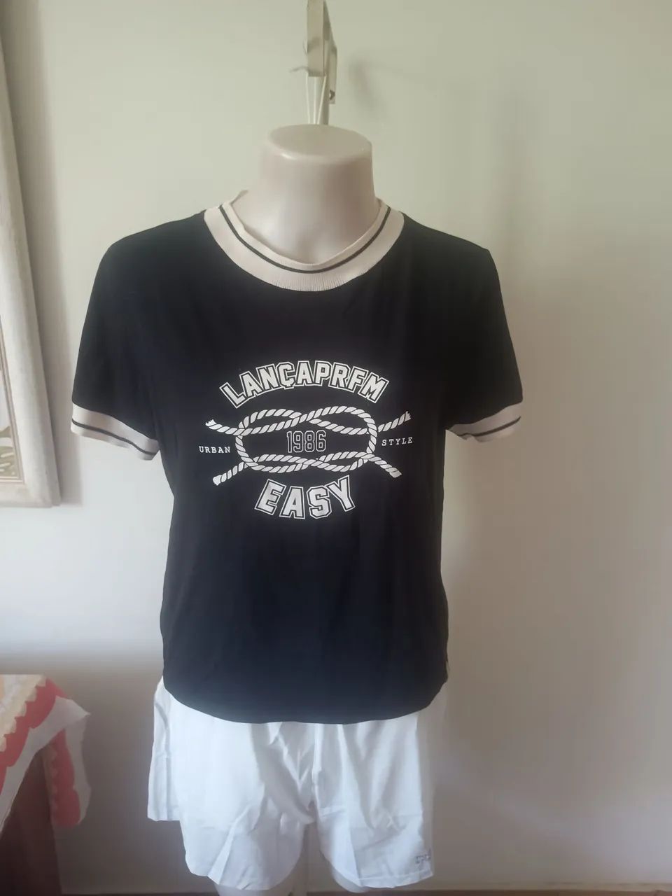 Blusa Lança Perfume Preta  Easy