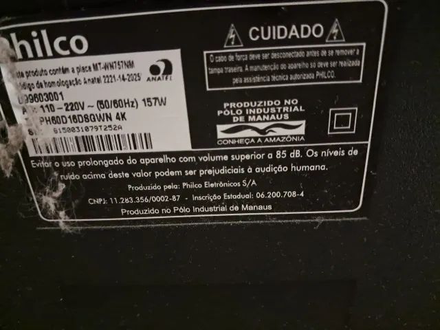 tv 60 polegadas philco