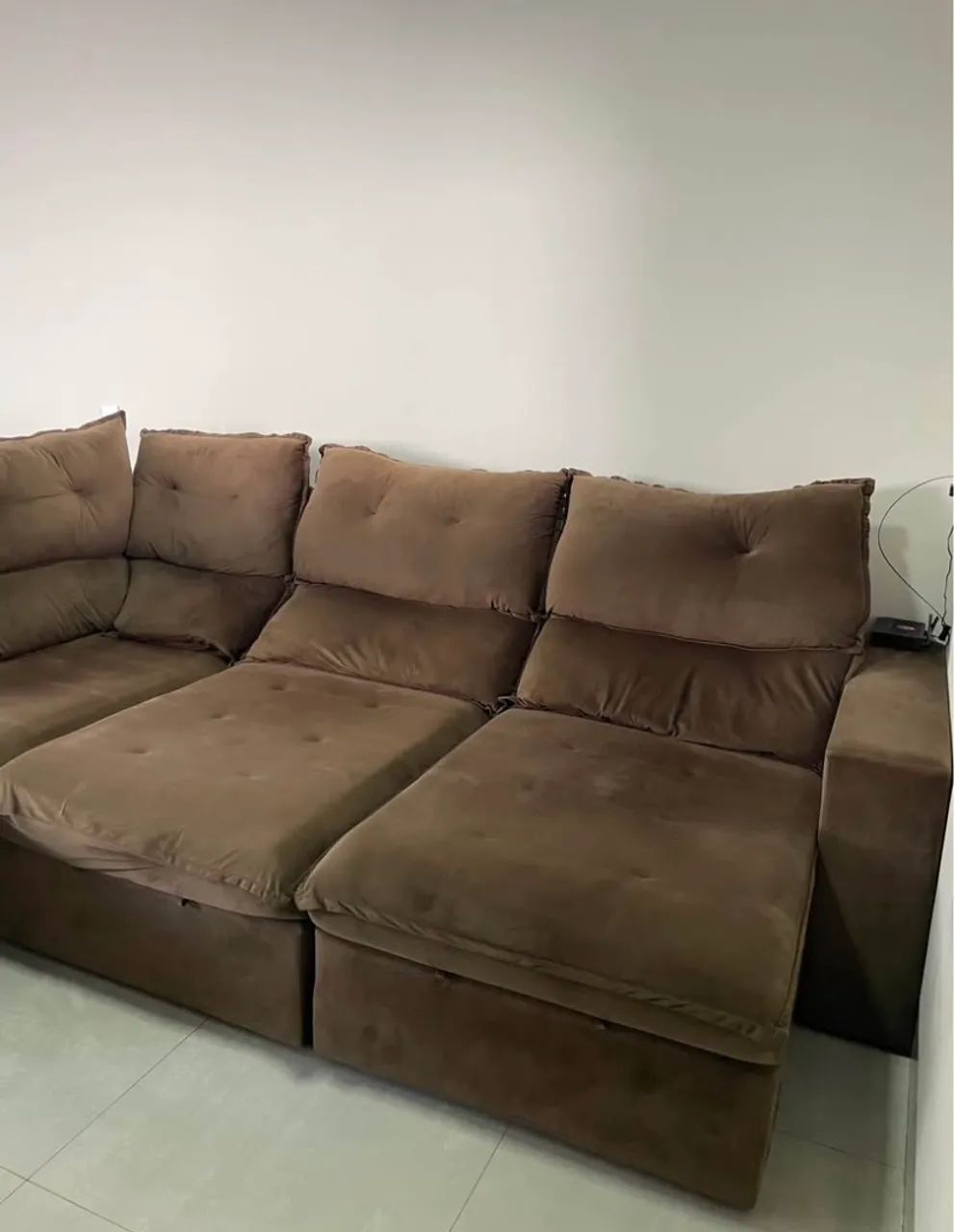 Vendo sofá retrátil reclinável  - Foto 4