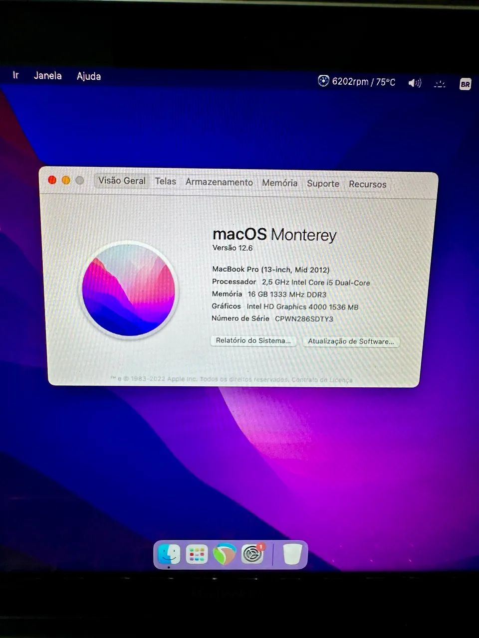 Macbook pro 2012 16gb 1tb core i5 - Foto 5