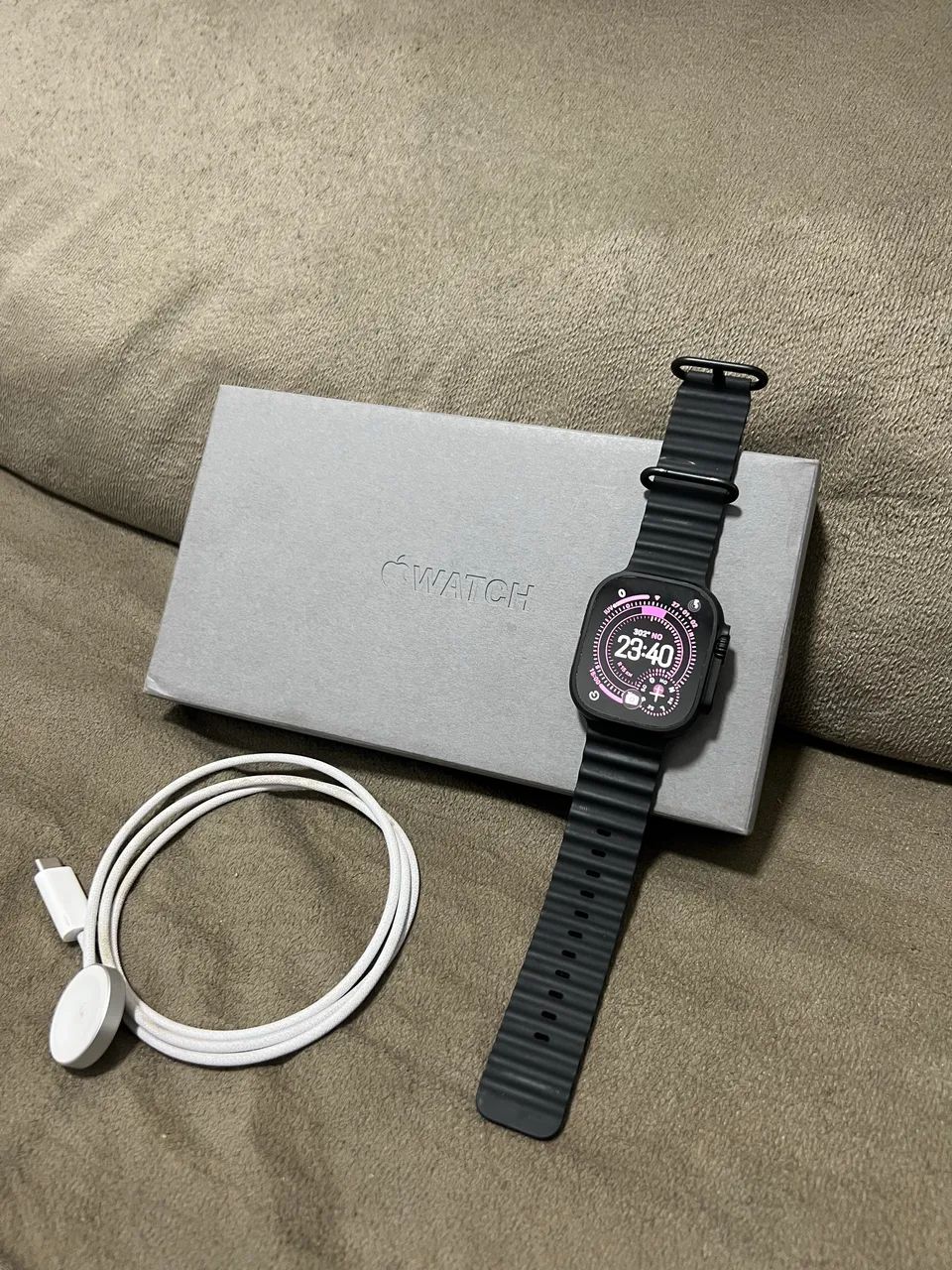Apple Watch Ultra 3 black ocean Band