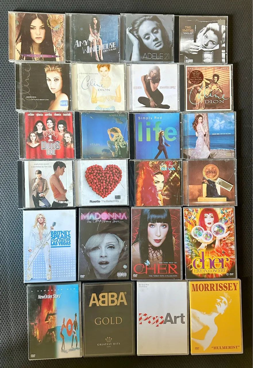CDS e DVDs 
