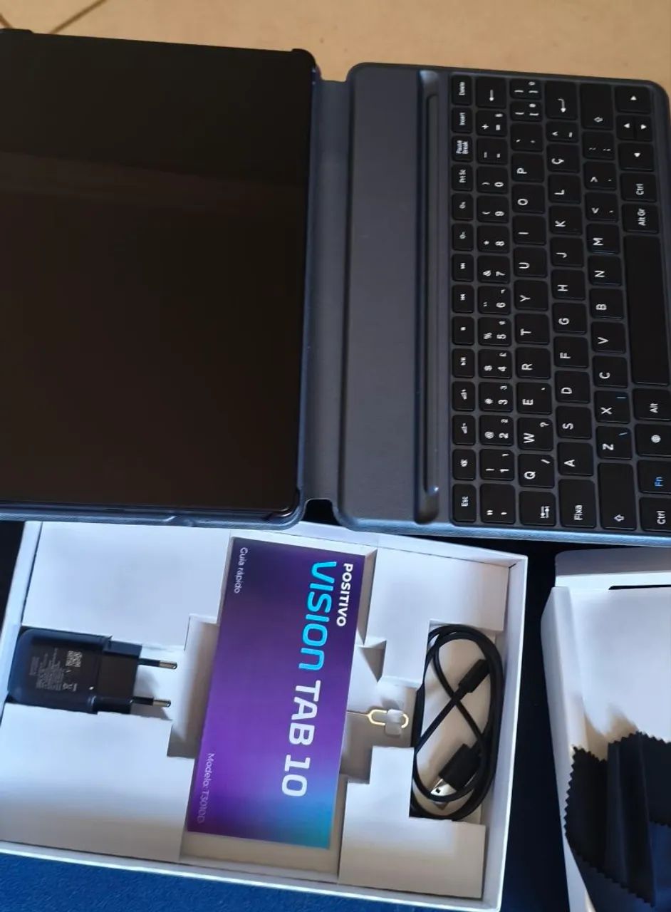 Tablet Positivo Vision Tab 10 128GB + 4GB RAM com Capa e Teclado - excelente estado - Foto 5