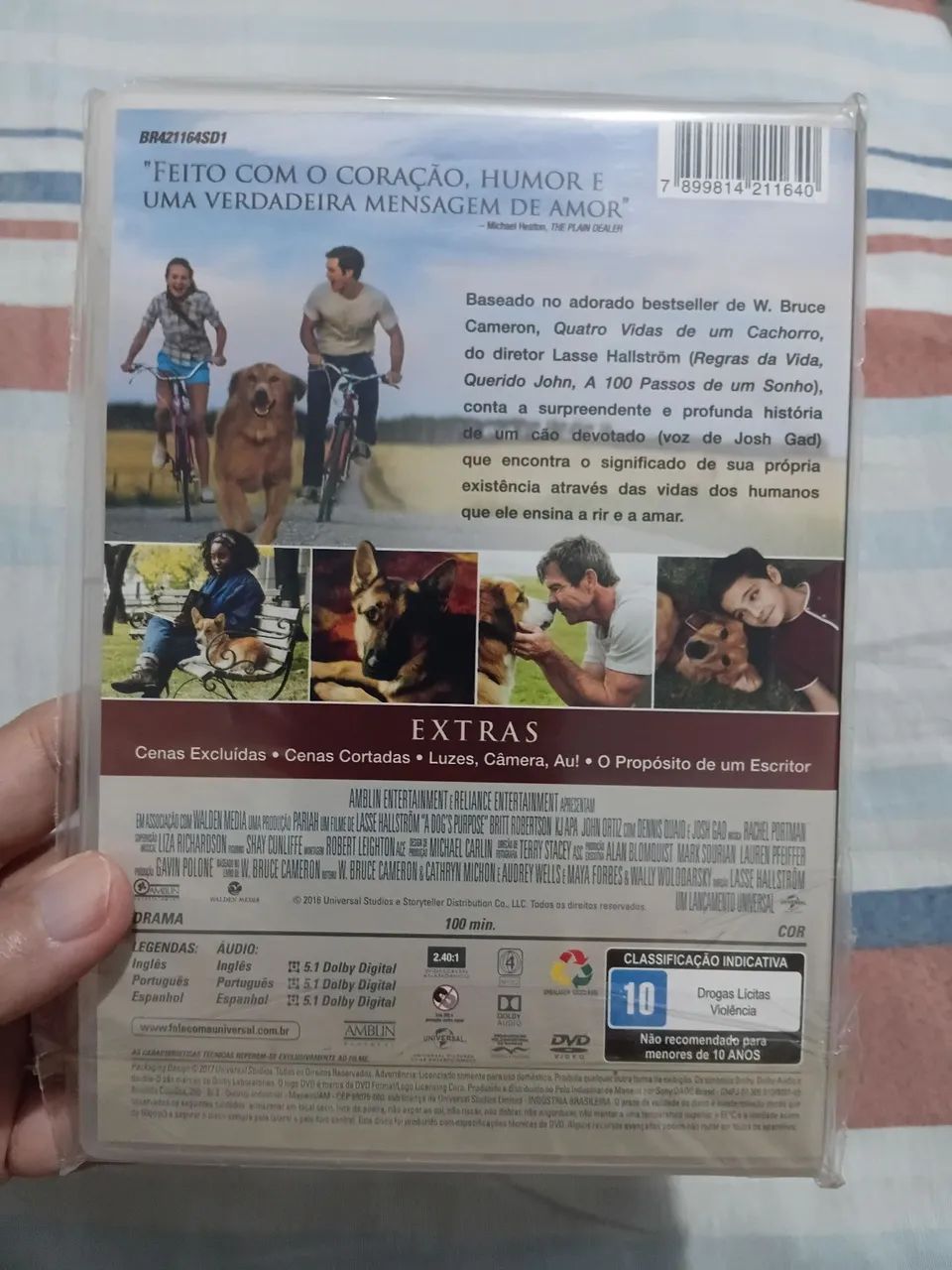 Dvd quatro vidas de um cachorro usado - Foto 2