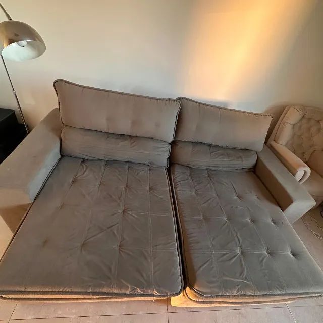 Sofá retrátil 2,50m. Super confortável! - Foto 2