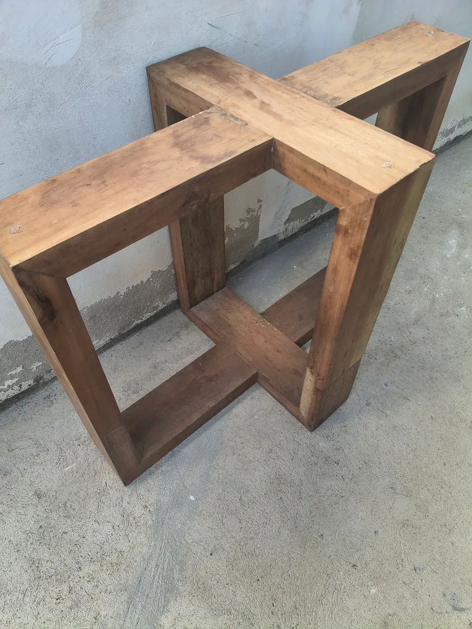 Base para mesa em peroba rosa - Foto 2