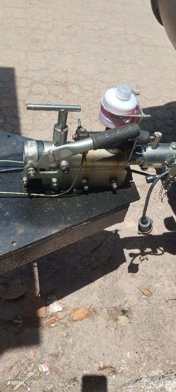 Engate Hidráulico Completo para carretinha ou reboque com freios, todas as peças completo