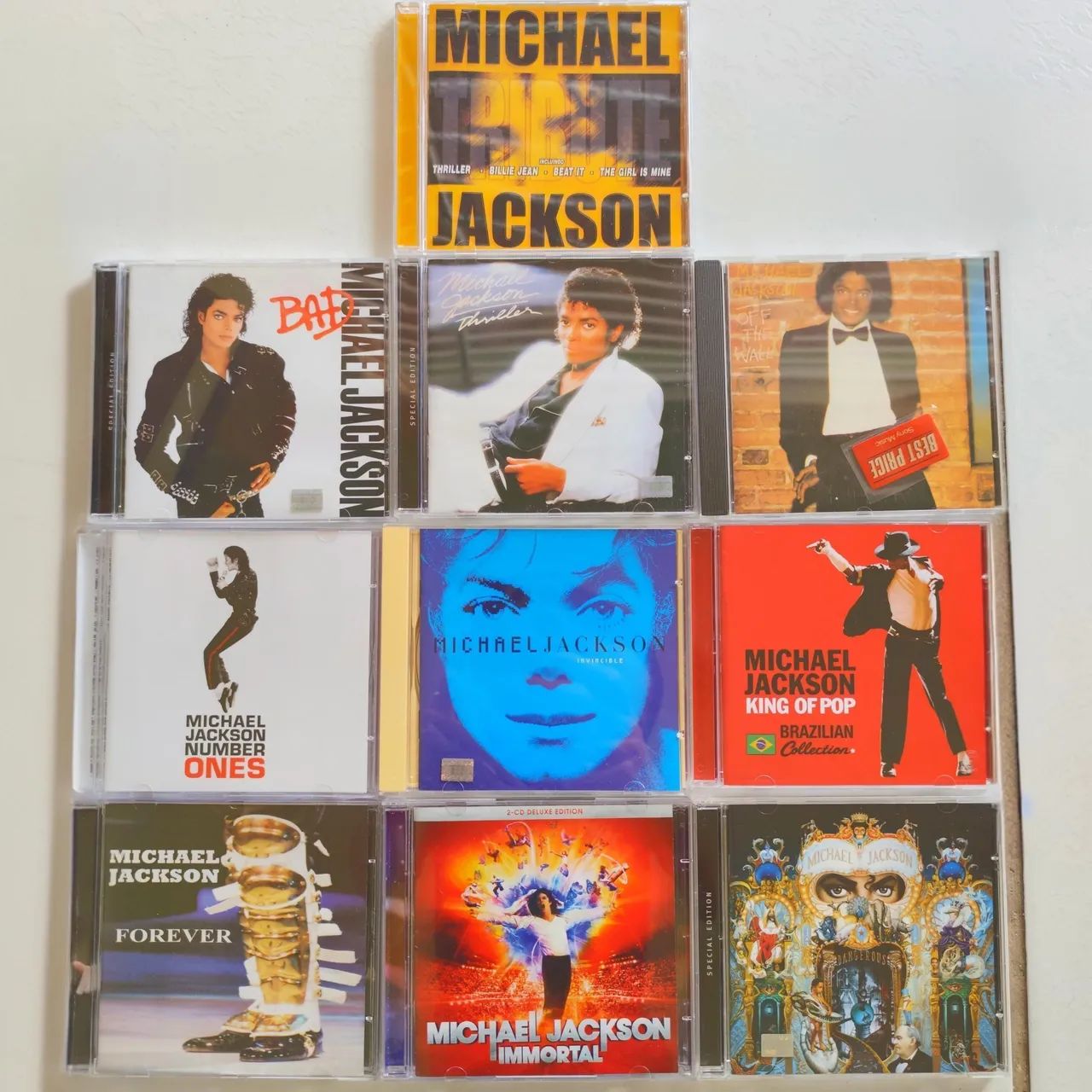 Coleção 10 CDs Michael Jacskon