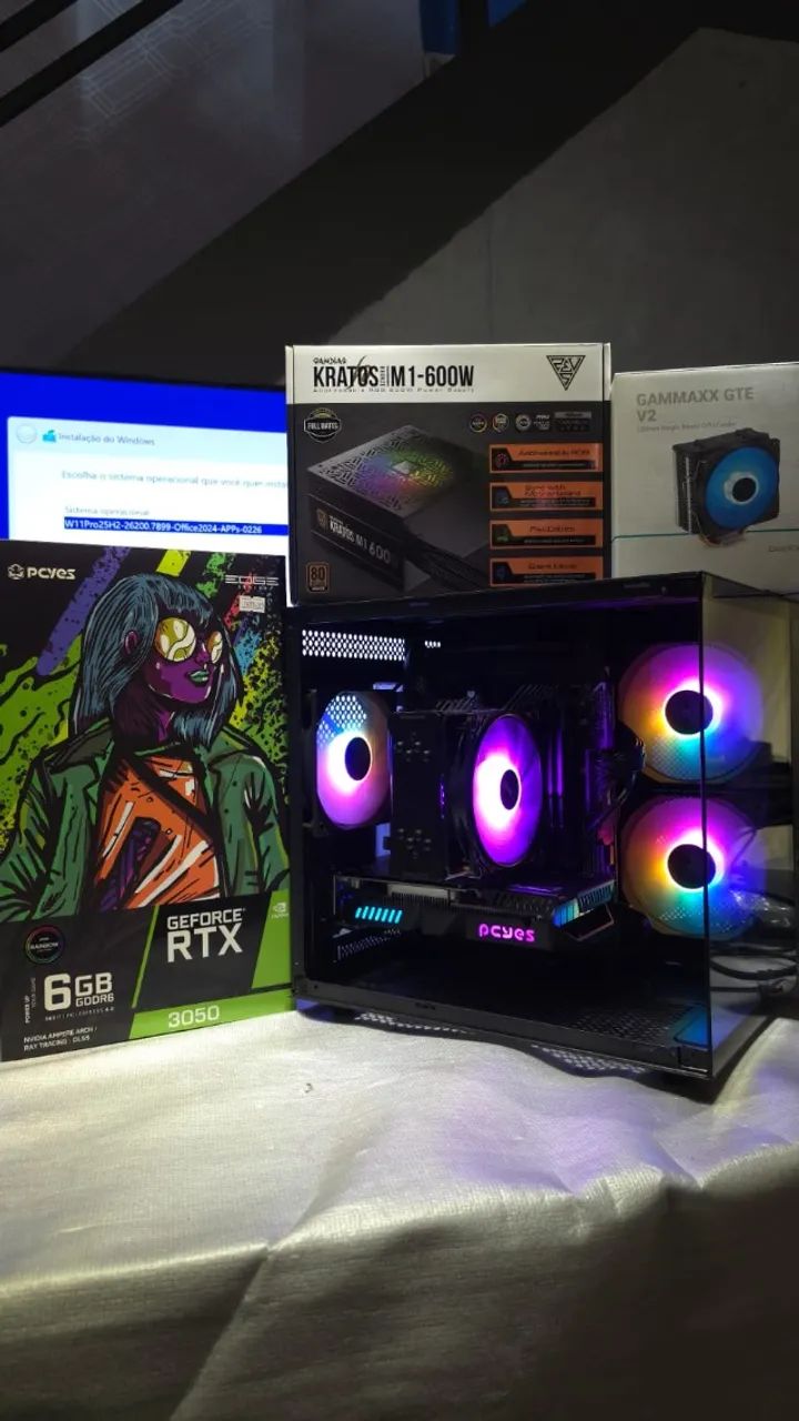 Pc Gamer I5 11400F + RTX 3050 