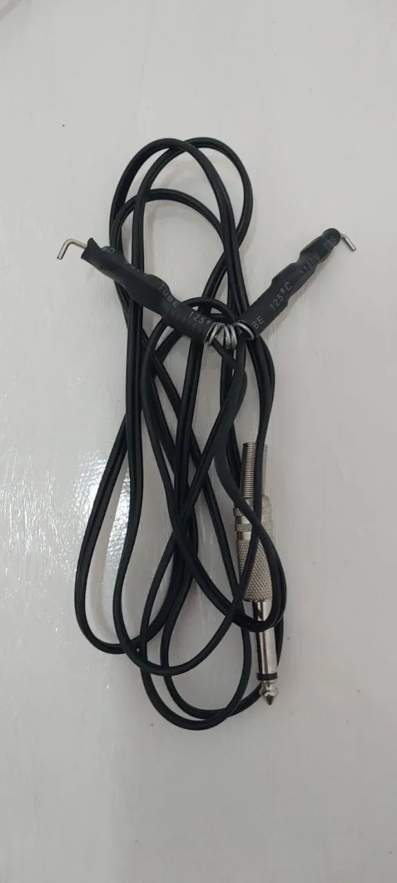 tatuagem dois cabos clipcord máquina de bobina/rotativa  - Foto 3