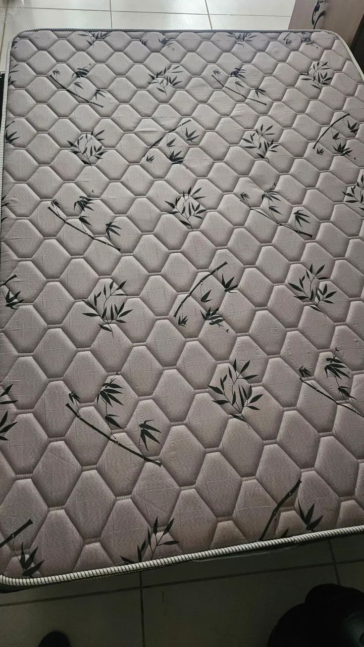 CAMA BOX COM COLCHAO CASAL - Foto 3