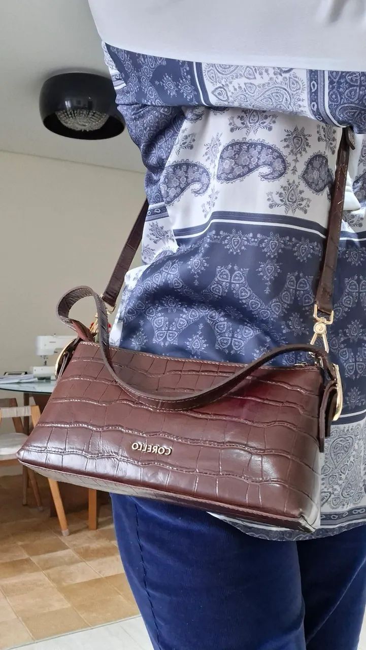 Bolsa Corello - vinho - Transpassar. - Foto 2