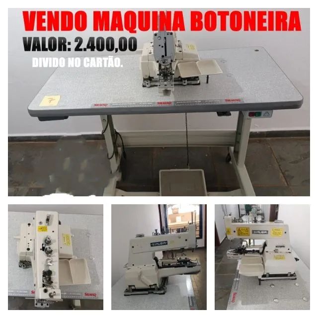 Máquina de costura Botoneira