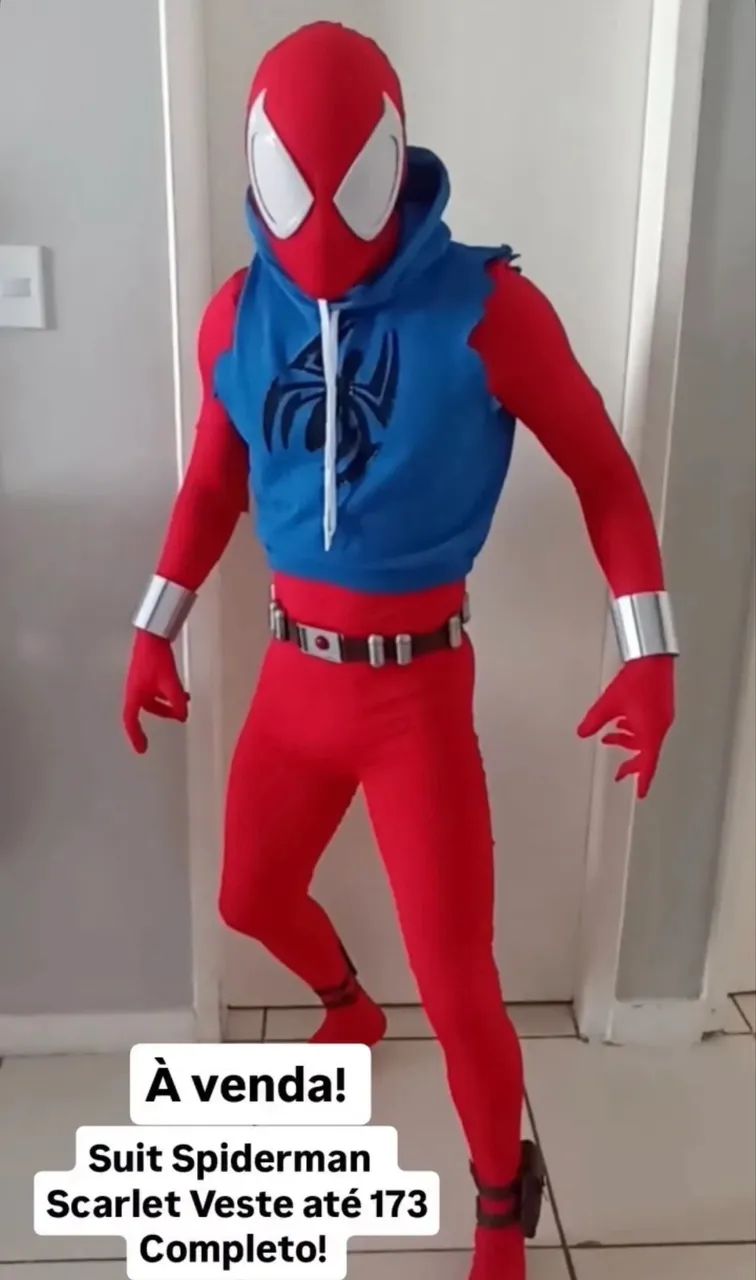 Vendo traje homem aranha 