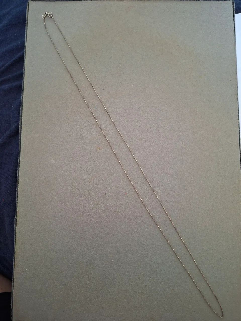 Cordao de prata tijolinho 70cm