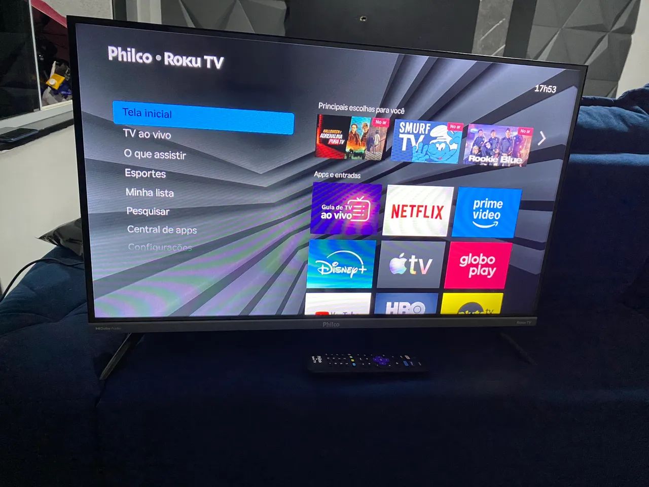 Tv smart 32 polegadas Roku dolby Áudio
