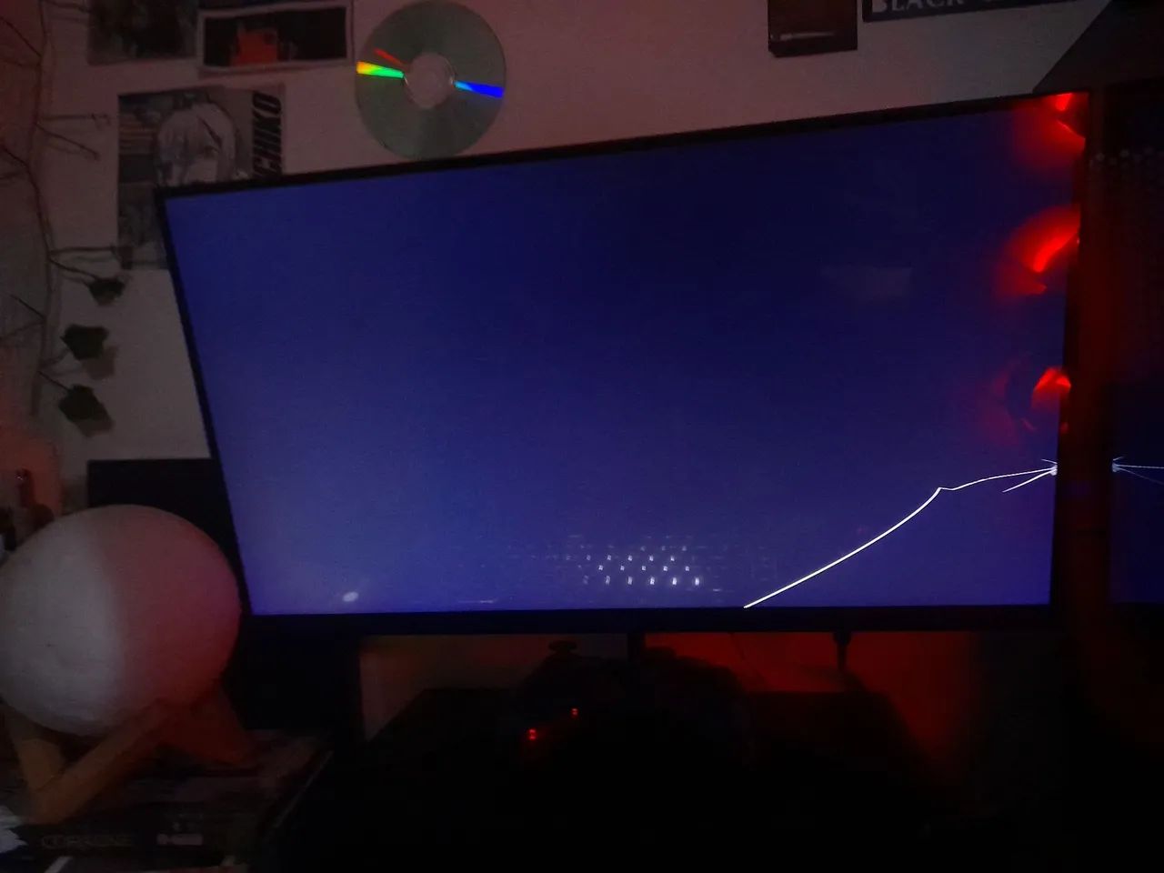 Monitor Mancer para reparo ou peças