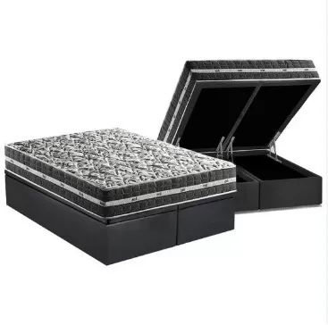COLCHÃO QUEEN + BASE BAÚ (ENTREGA)