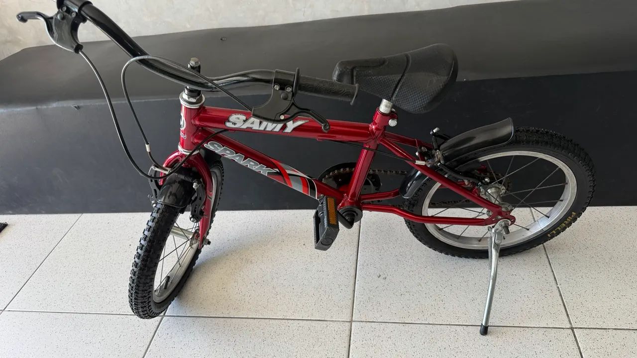 Bicicleta aro 16 já com os aro alumínio e com raios  - Foto 2