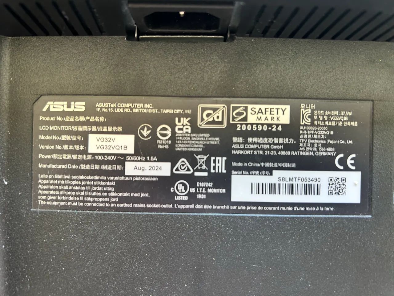 Monitor asus