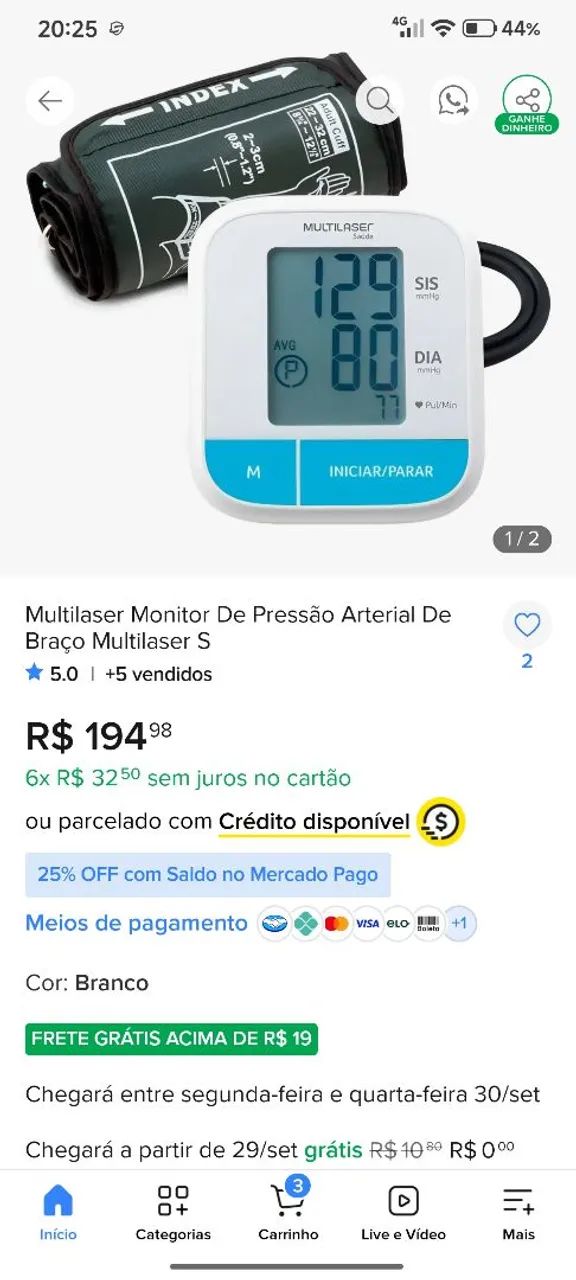 Aferidor de Pressão Arterial  - Foto 5