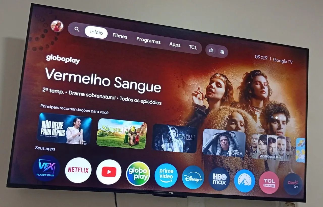 TV 55" TCL SEMI NOVA - Foto 2