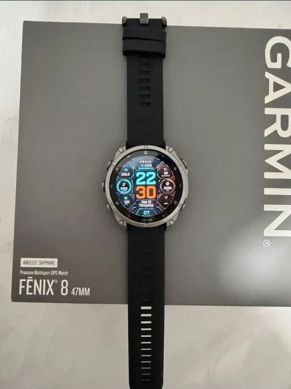 Garmin Fenix 8 Titanium Safira - Foto 2