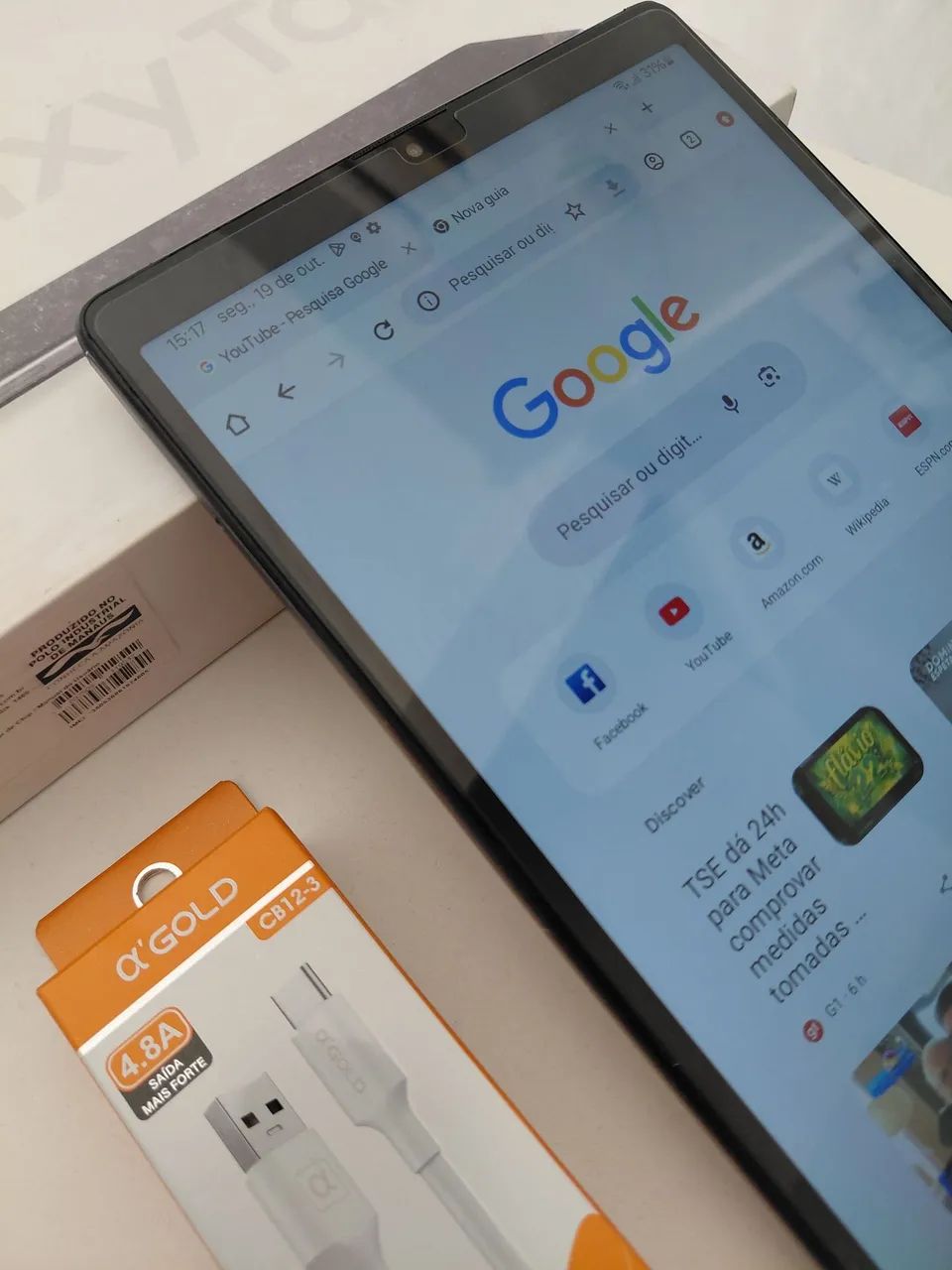 Vendo ou Troco Tablet Samsung Tab A7 lite  - Foto 4
