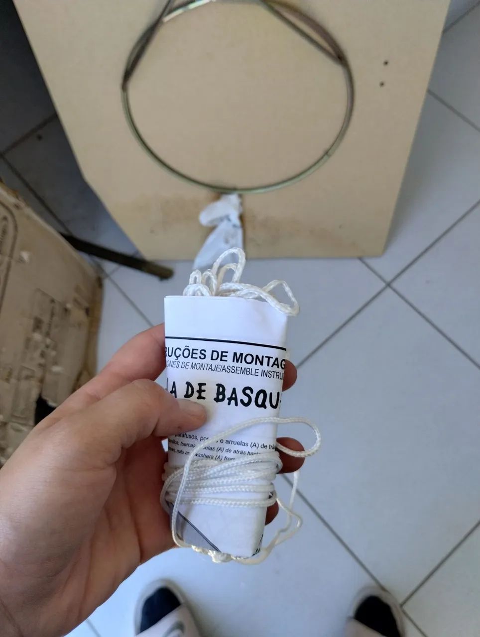 Tabela de basquete COM ARO E REDE - NUNCA USADA Xalingo NOVÍSSIMA - Foto 5