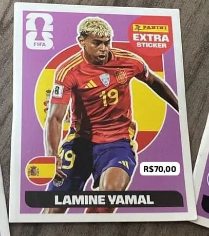 Figurinha Legend Yamal Bordo