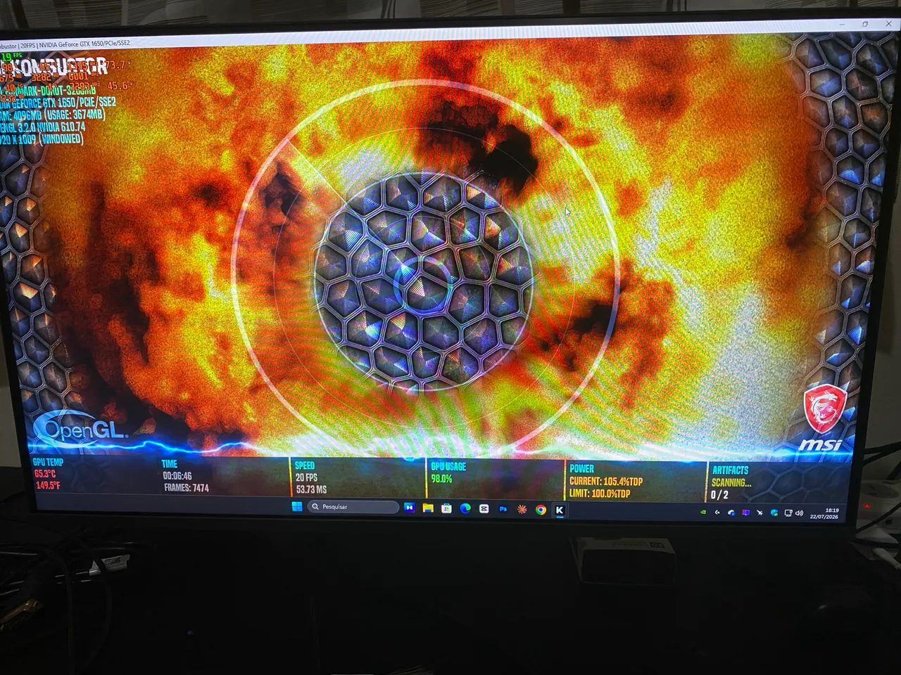 GTX 1650 4gb gddr6 com defeito  - Foto 4