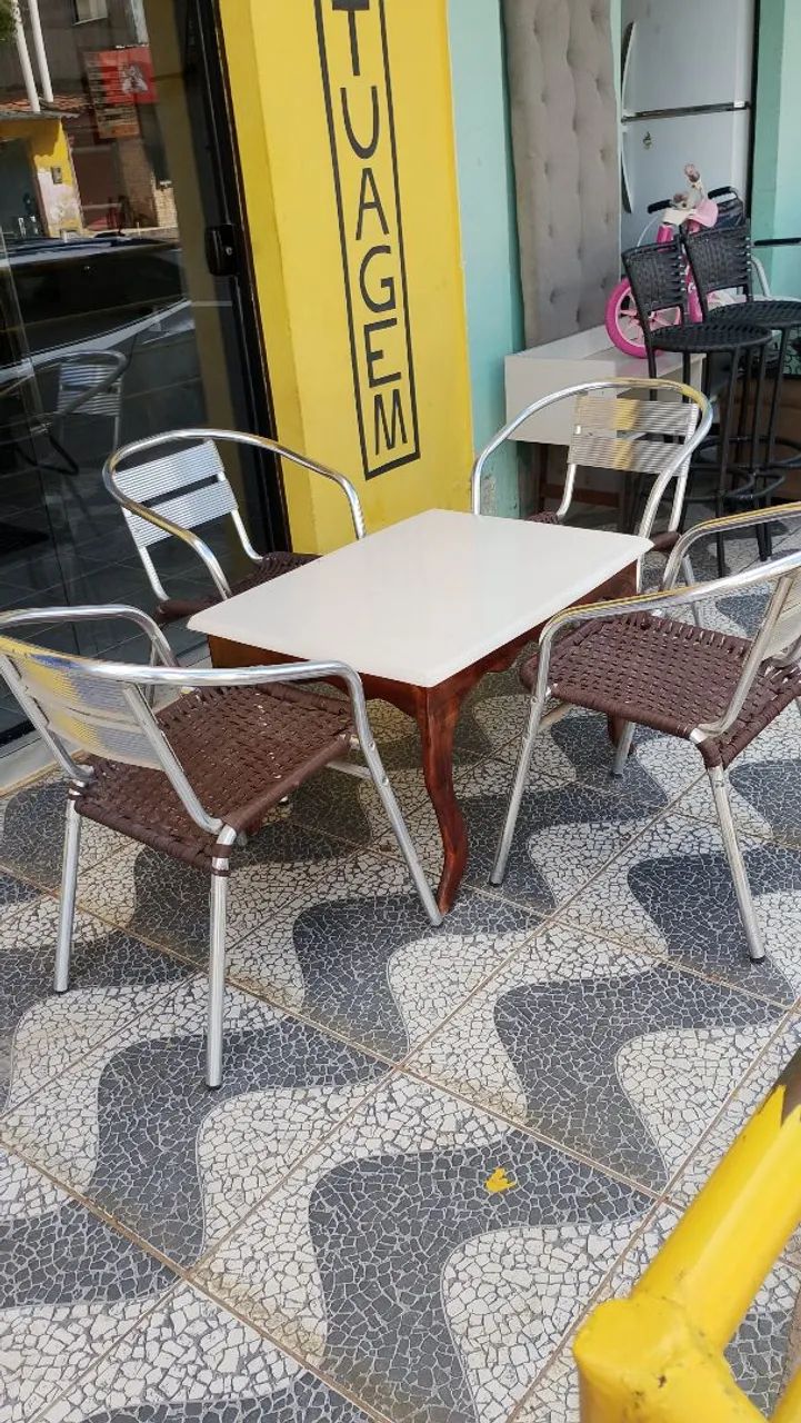 Conjunto de cadeira e centro para aerea - Foto 4