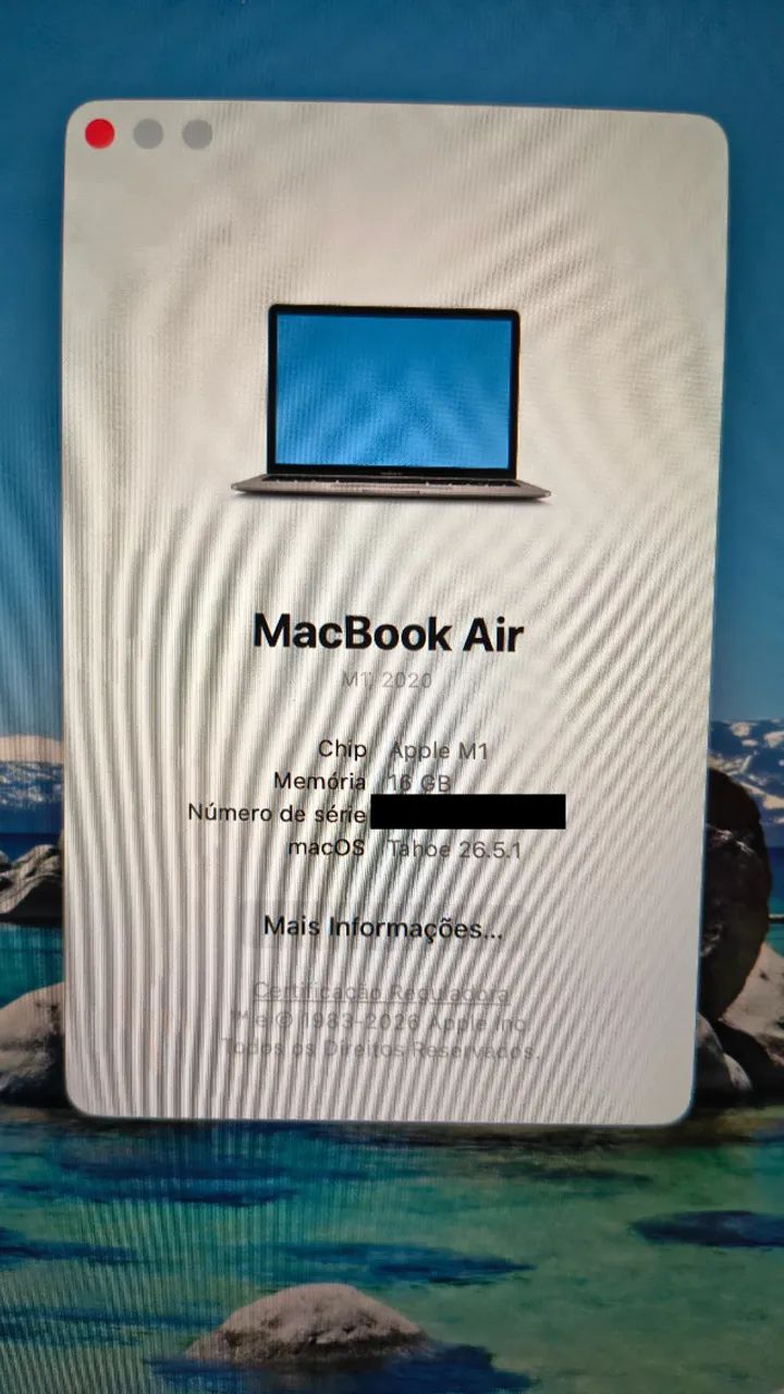 Macbook Air M1 2020 16GB RAM 256GB SSD - Notebooks - Capim Macio