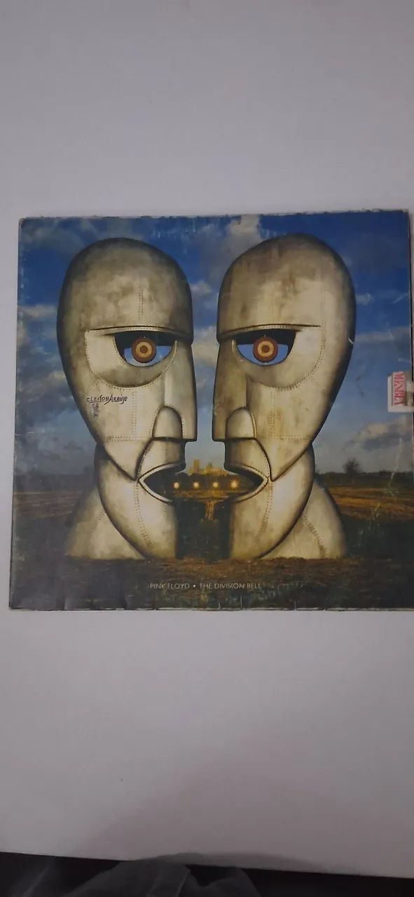 Lp pink floyd "the division Bell" vinil azul usado