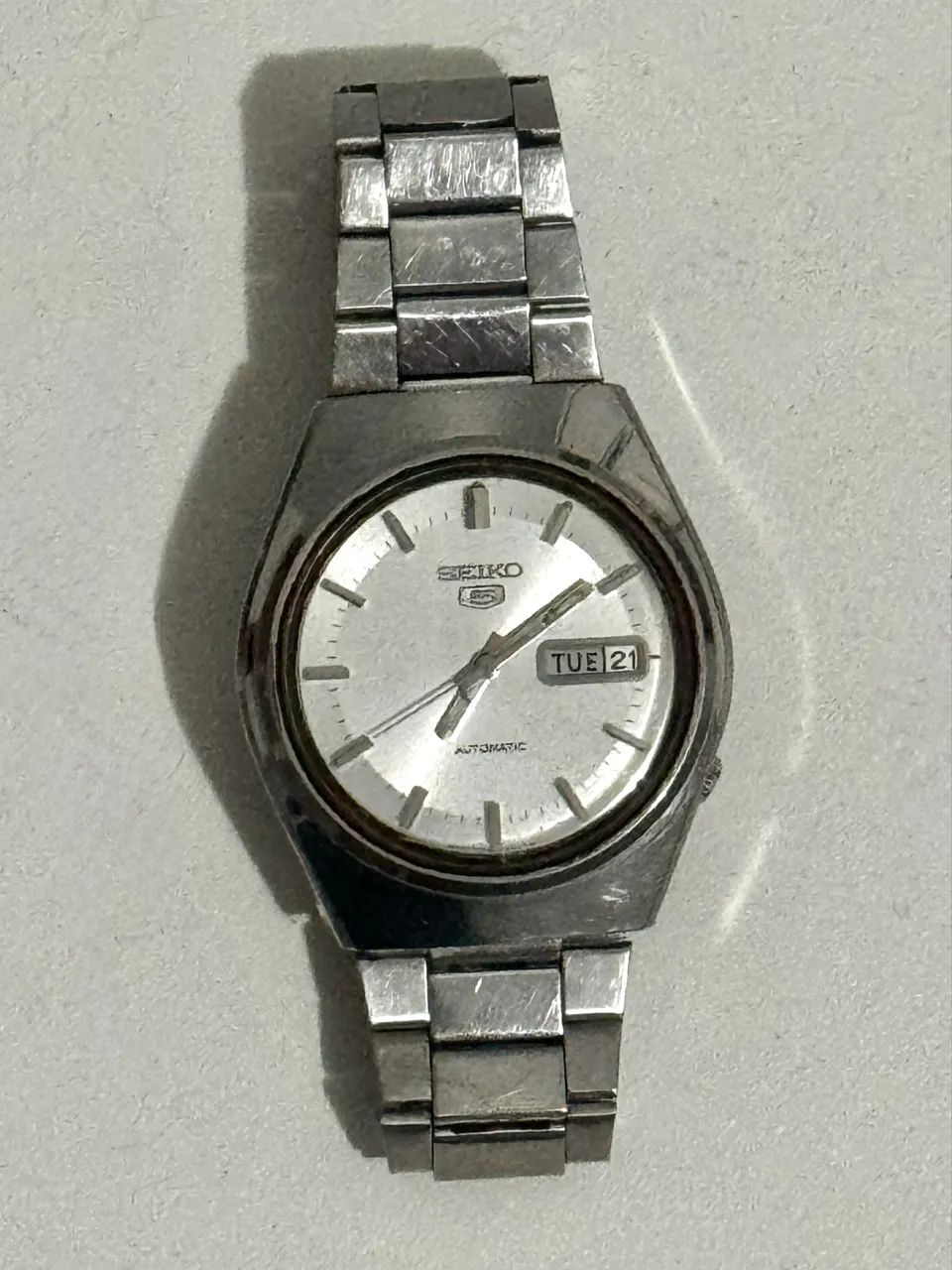 RELÓGIO SEIKO 5 BRANCO AUTOMÁTICO 38mm - Foto 3