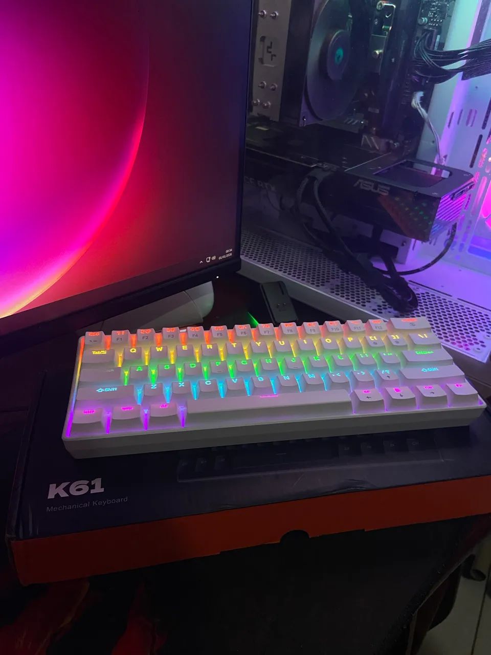Teclado Gamer Mecânico - Apayado K61 