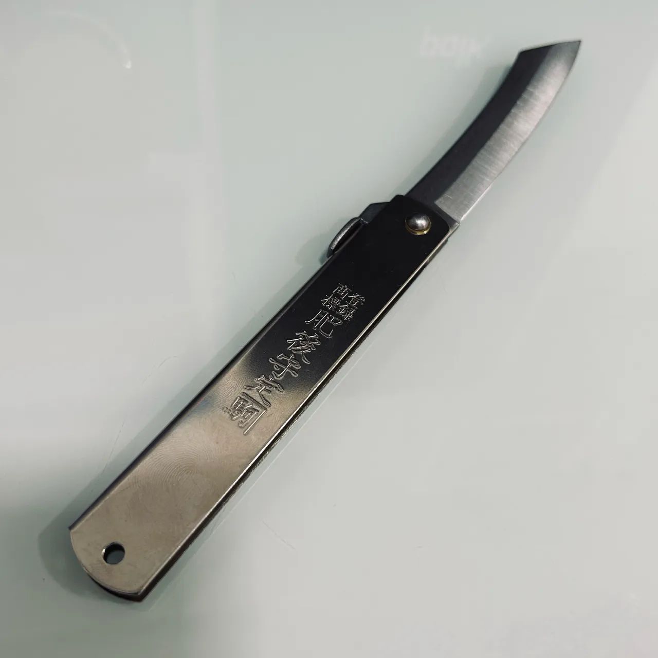 Faca Canivete Higonokami Prateada 21cm Japonesa - Foto 2