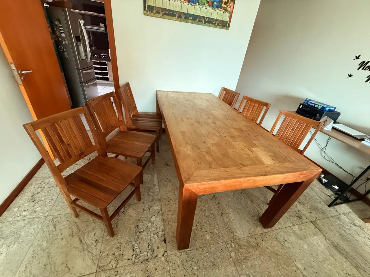 Mesa e cadeiras em Madeira de Demolição  - Foto 2