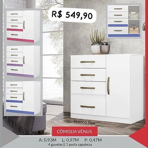 Cômoda Vênus 