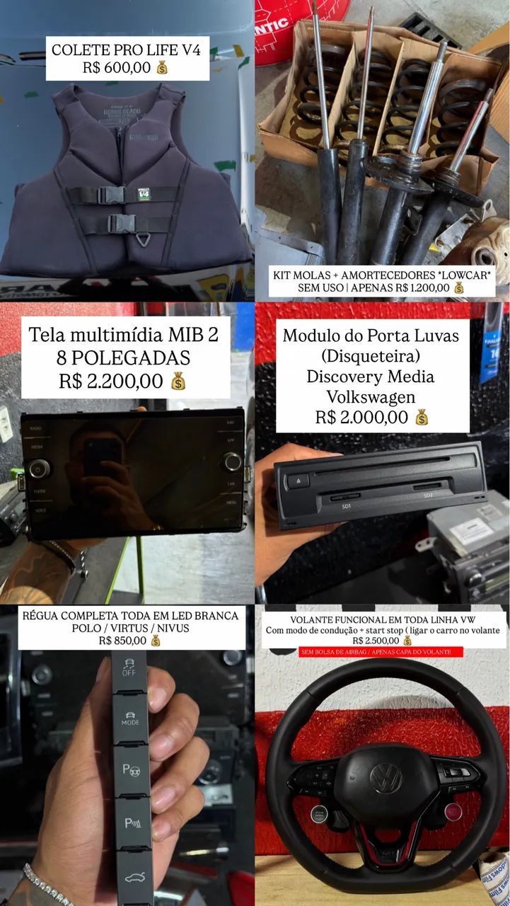 PEÇAS VW VIRTUS NIVUS POLO
