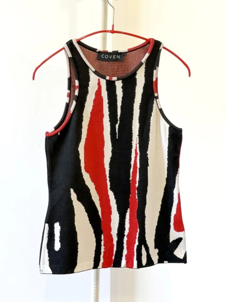 Regata de tricô estampada Coven P