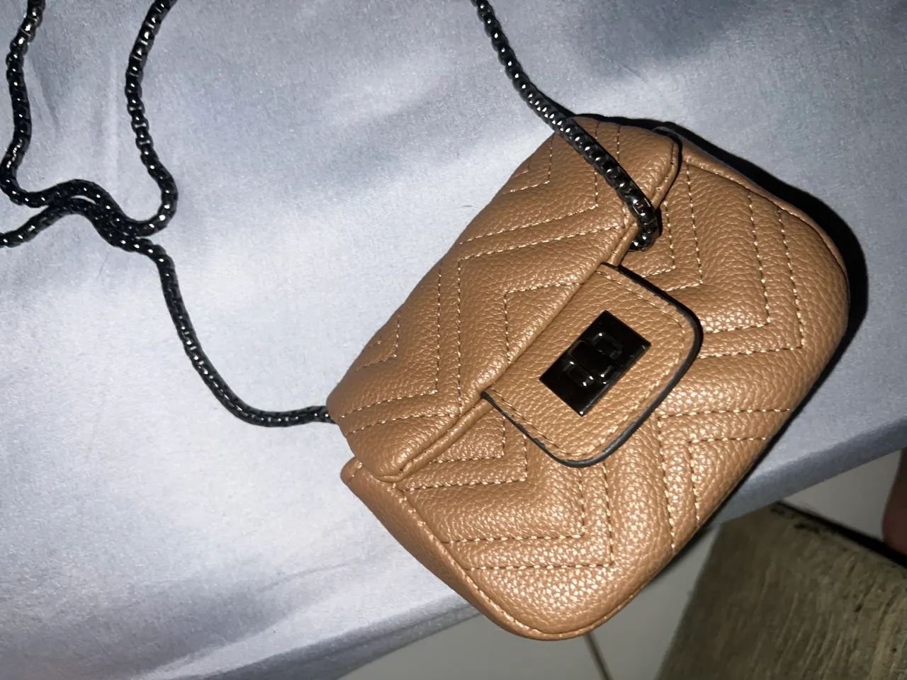 Bolsa mini marrom - Foto 3