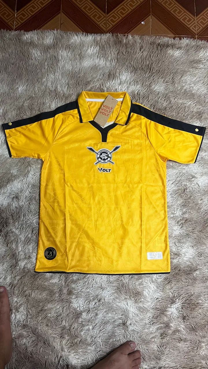Camisa remo amarela 